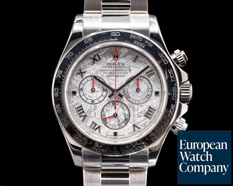 rolex daytona 116509 meteorite|rolex daytona meteorite white gold.